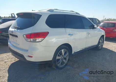 2014 Nissan Pathfinder Platinum из США, поврежденный, VIN 5N1AR2MN6EC686543
